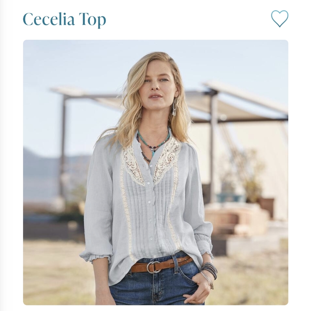 Sundance Catalogue Cecelia Top